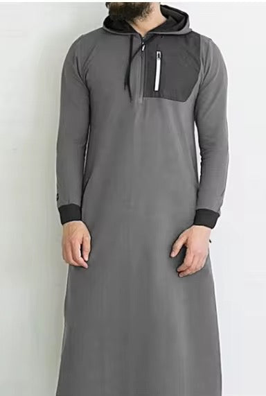 Hooded Winter Moroccan thobe