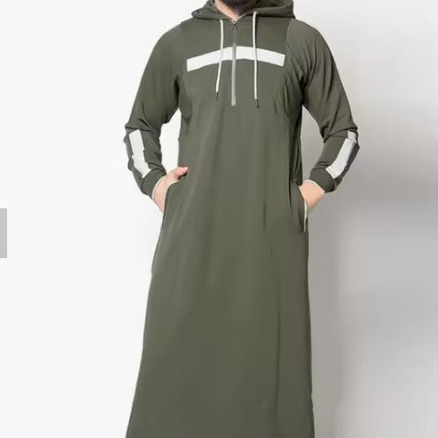 Hooded Winter Moroccan thobe